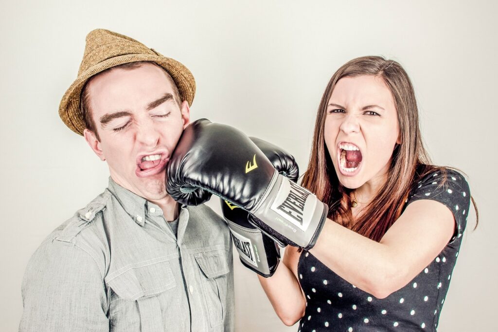 Peleas en la pareja